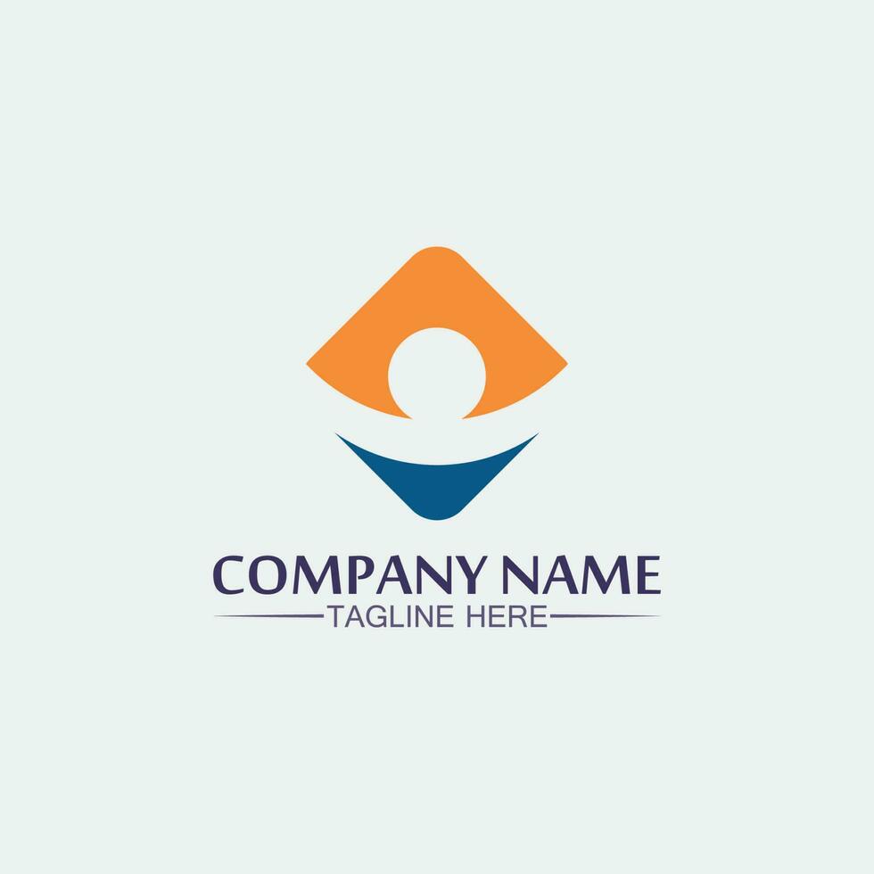 logo de personnes, équipe, succès, travail de personnes, groupe et communauté, vecteur de logo d'entreprise et d'entreprise et soins de conception, icône de la famille logo de réussite