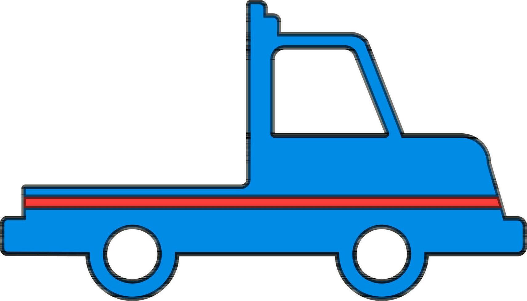 illustration de un camion dans plat style. vecteur