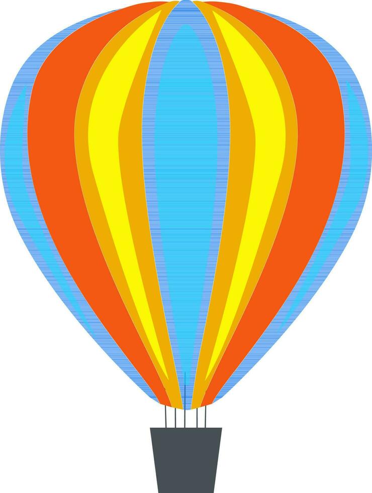 illustration de coloré chaud air ballon. vecteur