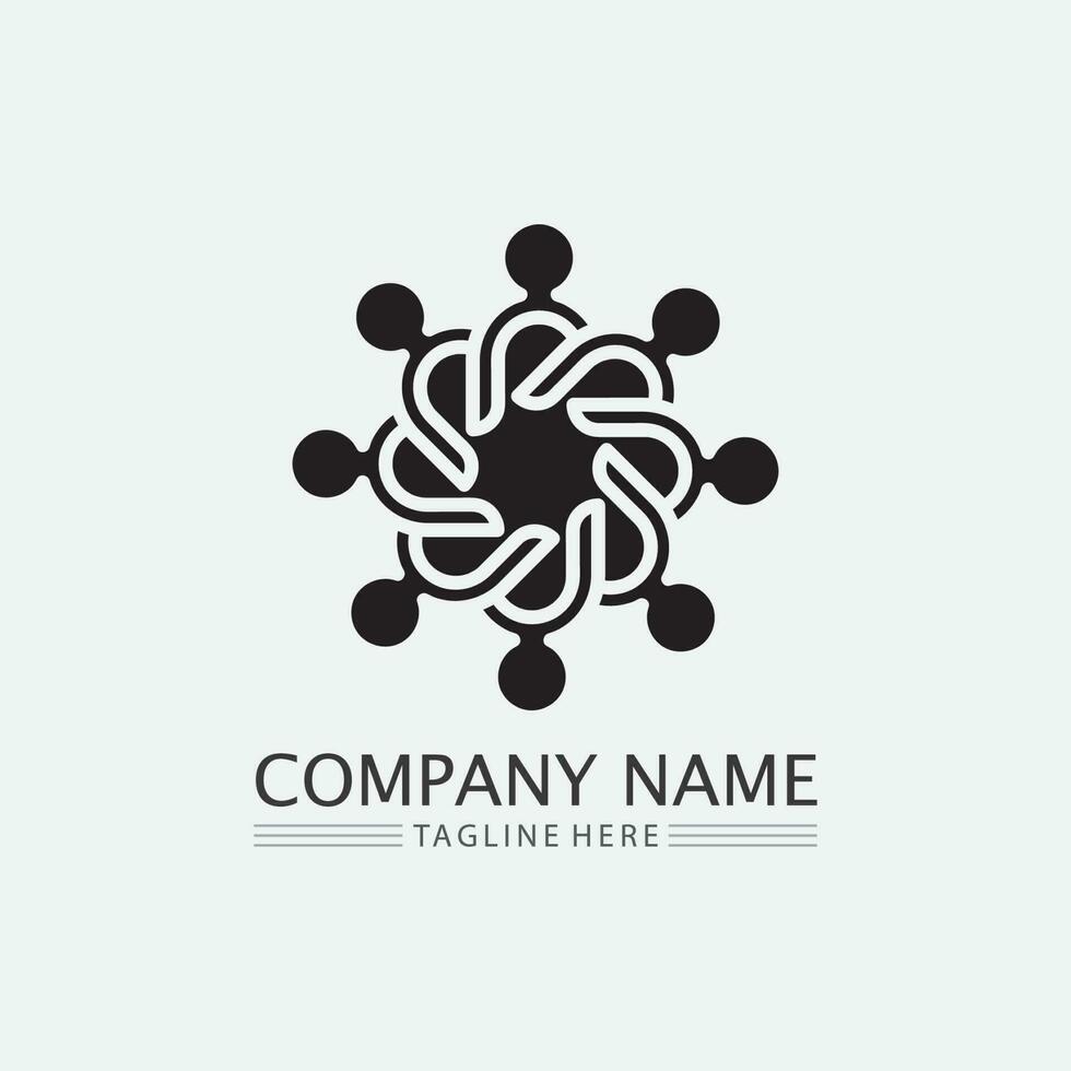 logo de personnes, équipe, succès, travail de personnes, groupe et communauté, vecteur de logo d'entreprise et d'entreprise et soins de conception, icône de la famille logo de réussite