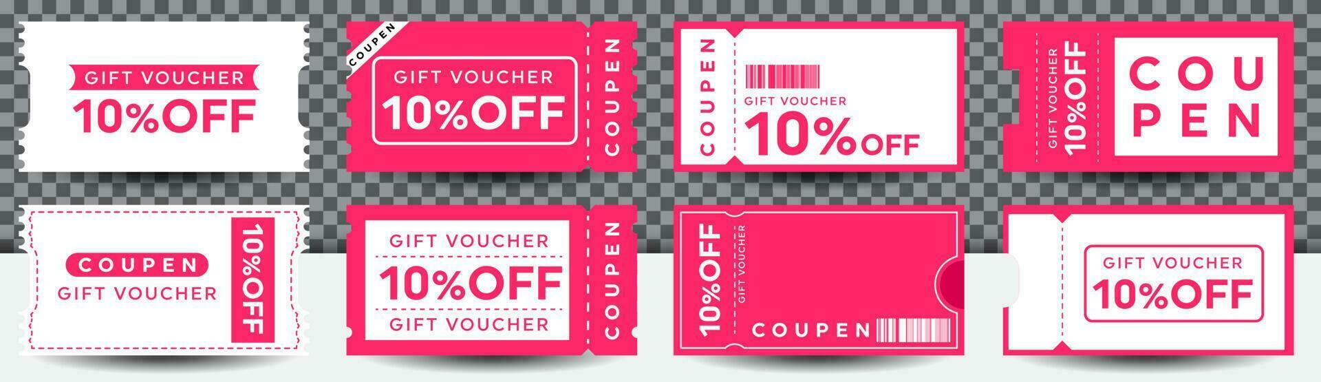 vecteur conception coupon mode billet carte modèle élément pour graphique conception. illustration de graphique vecteur éléments