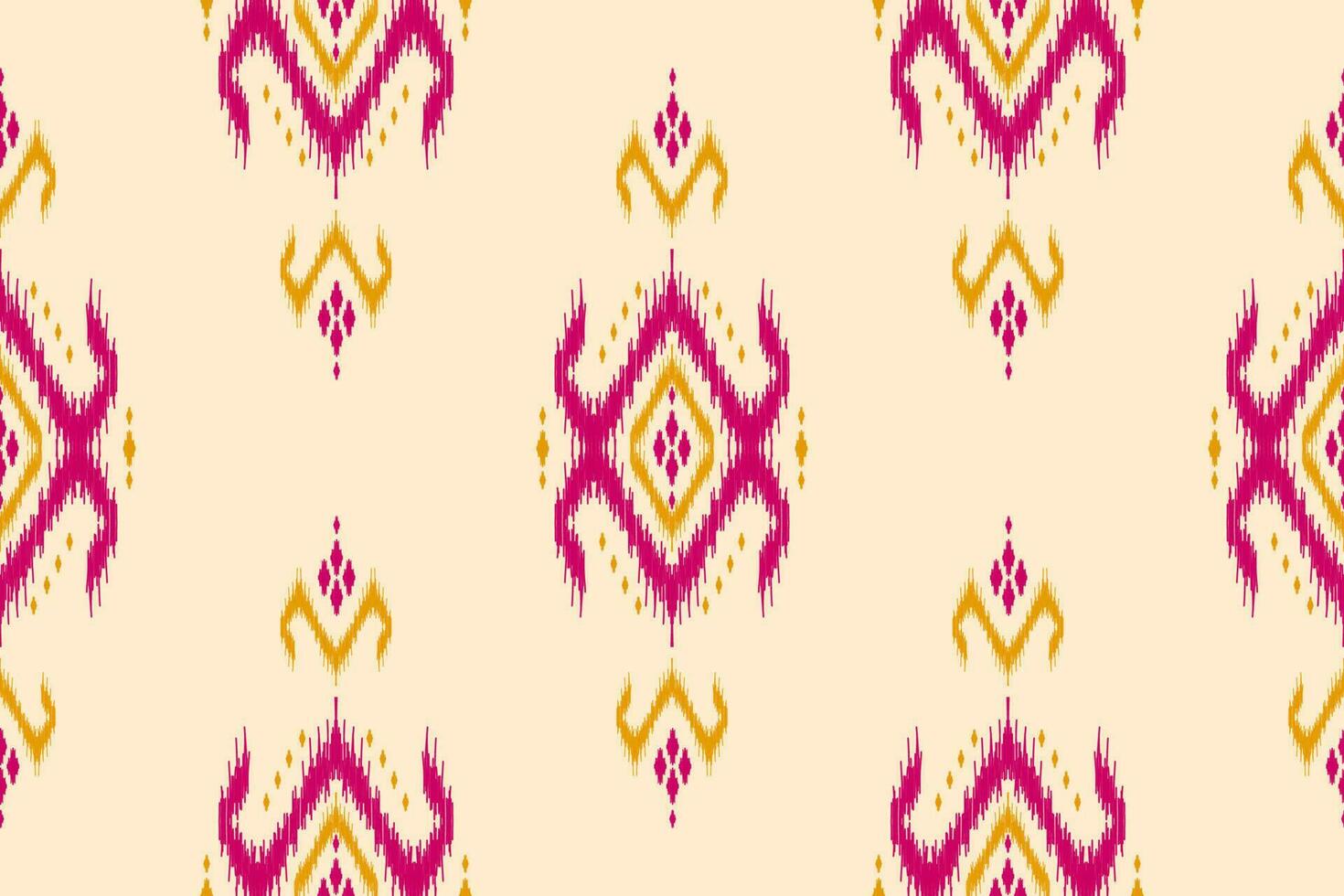 abstrait ethnique ikat Contexte. motif sans couture modèle dans tribal. en tissu Indien style. vecteur