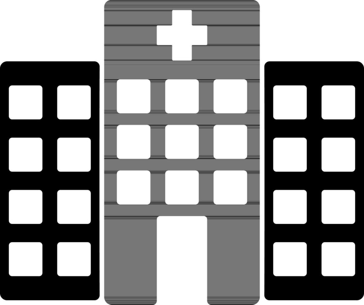 vecteur illustration de hôpital bâtiment.