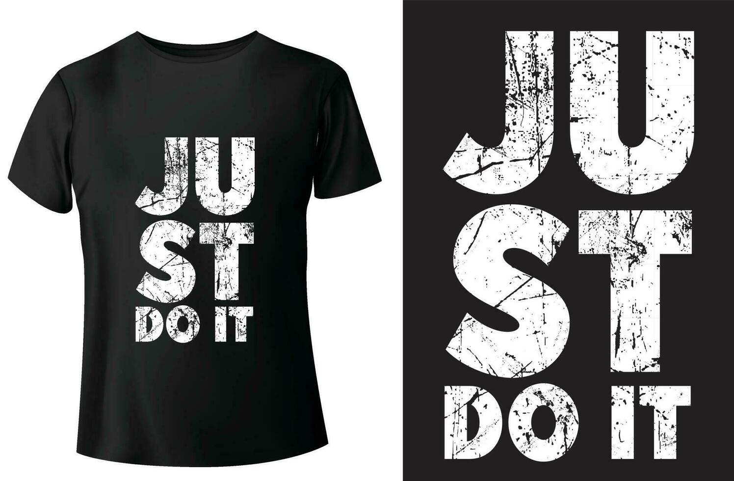 juste faire il moderne citations typographie T-shirt conception et modèle vectoriel