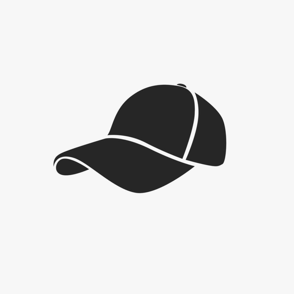 chapeau plat icône, vecteur illustration