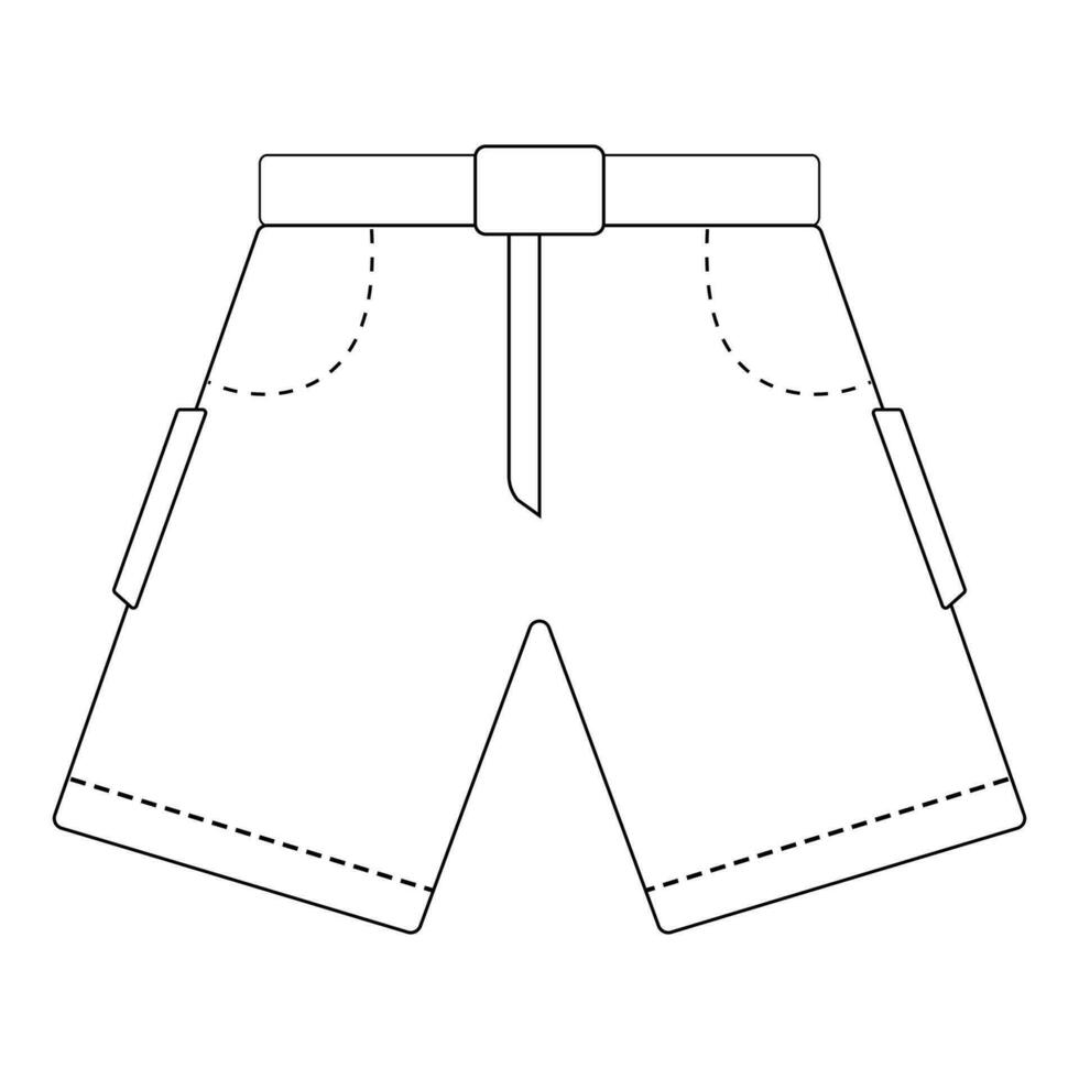 pantalon vecteur élément conception