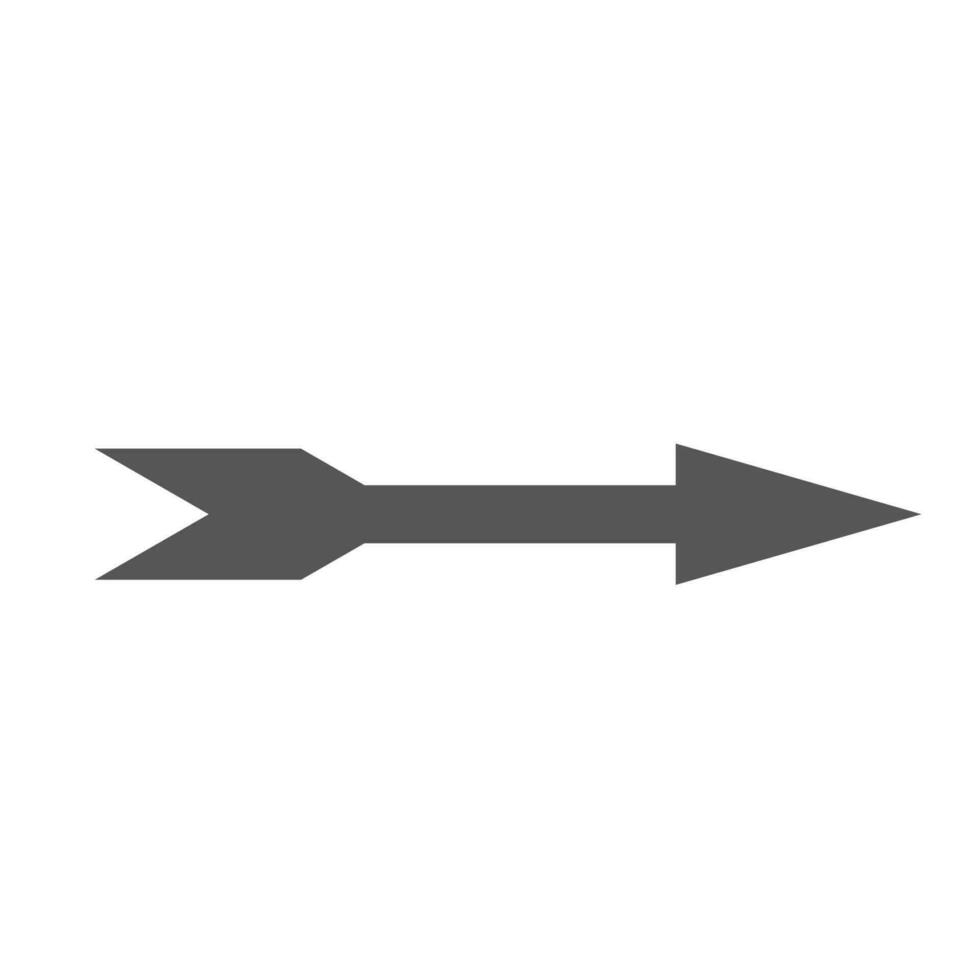 La Flèche aiguille marque icône vecteur illustration