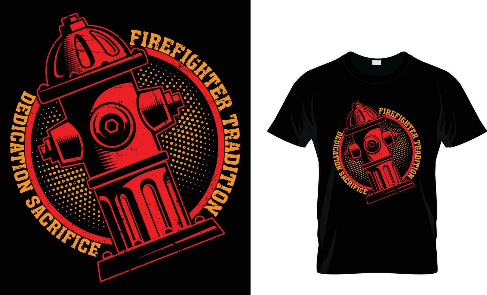 sapeur pompier T-shirt conception, camion de pompier T-shirt conception vecteur