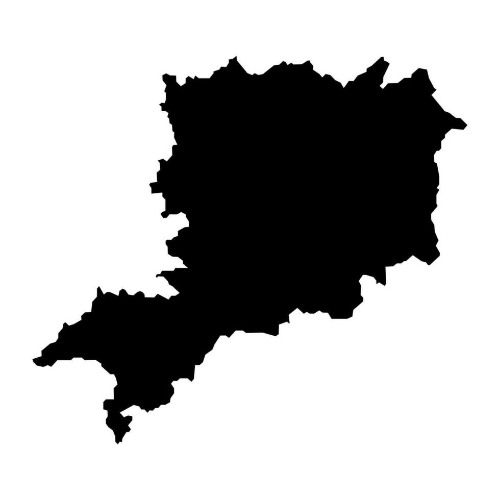 vas comté carte, administratif district de Hongrie. vecteur illustration.