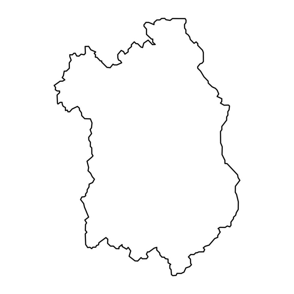 fejer comté carte, administratif district de Hongrie. vecteur illustration.