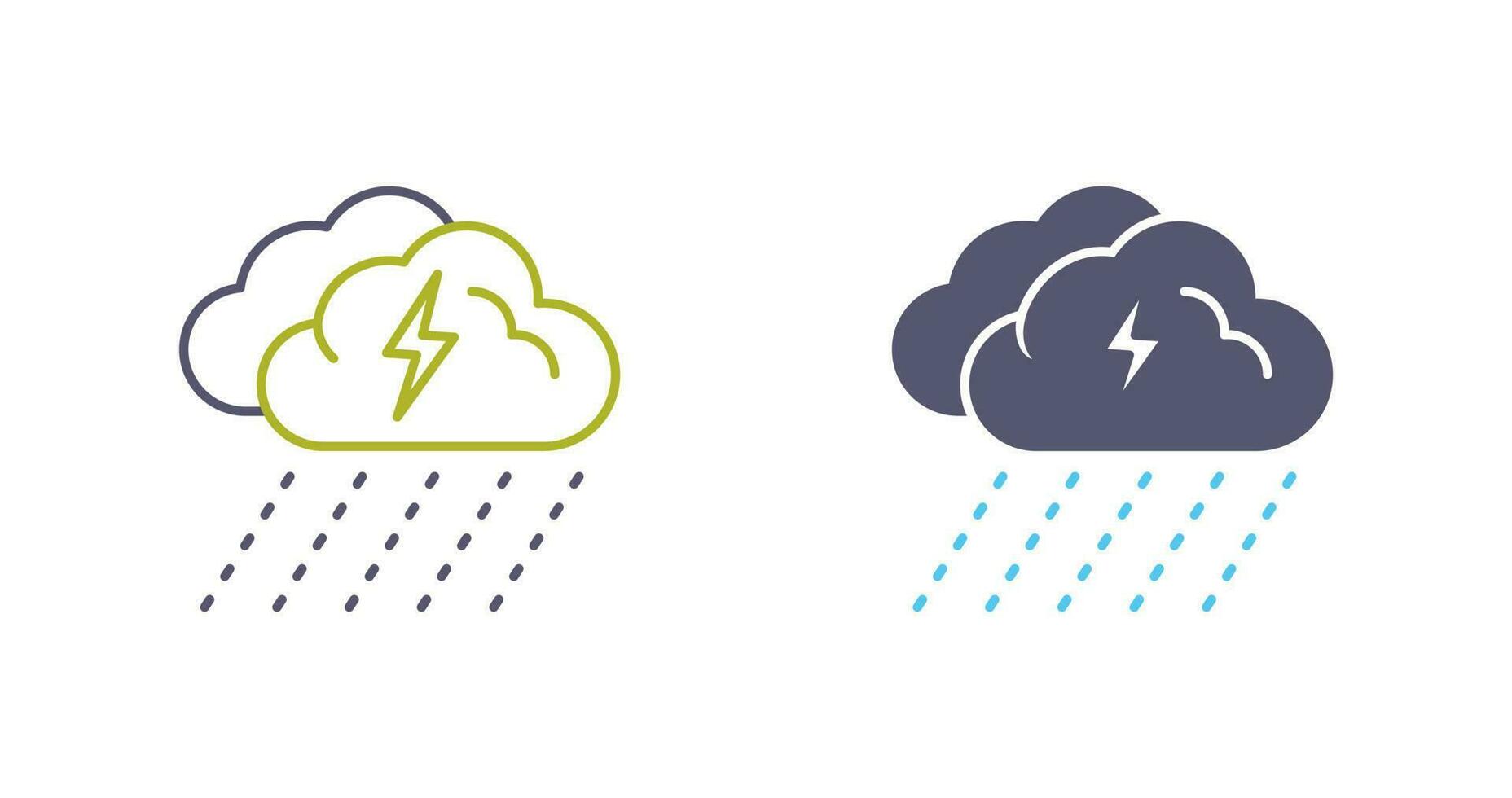 icône de vecteur de jour de pluie