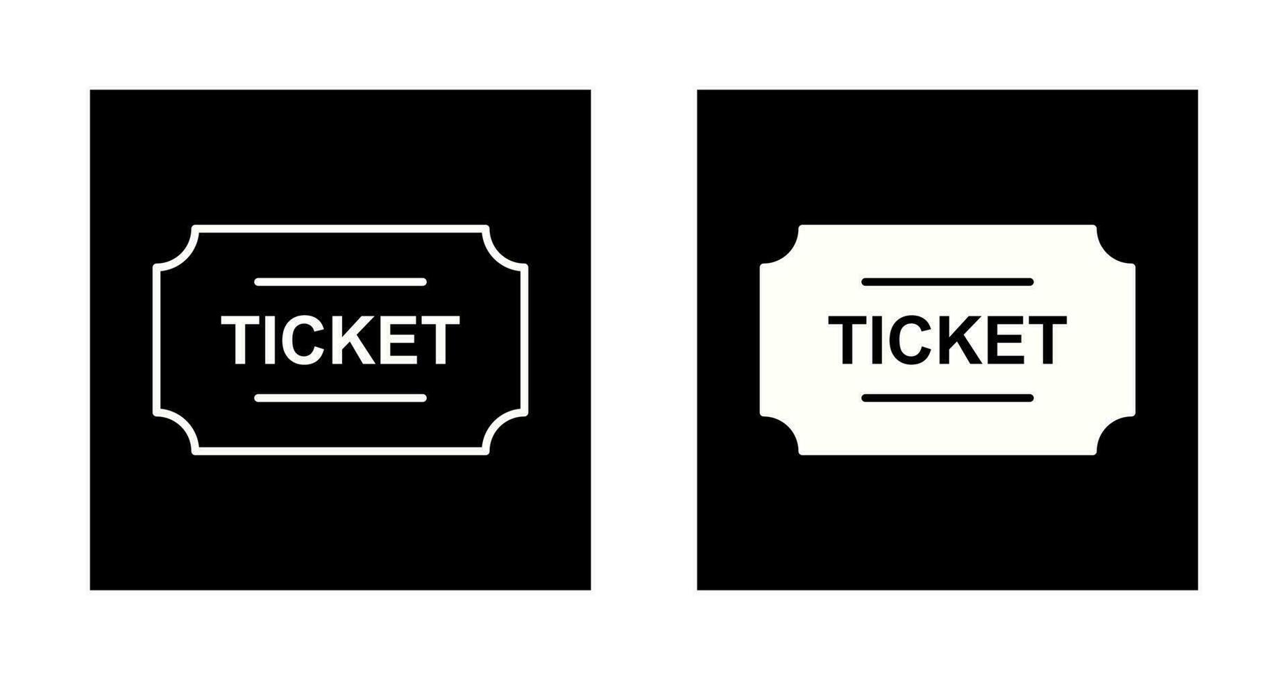 icône de vecteur de billets