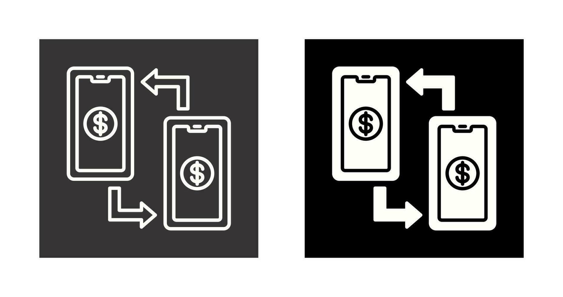 icône de vecteur de transaction