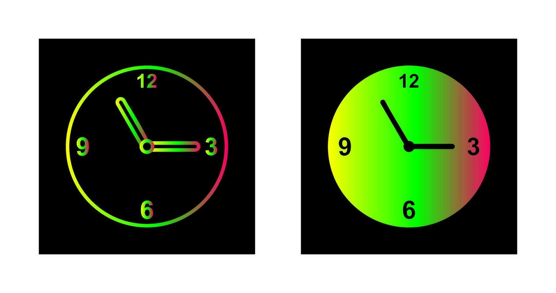 icône de vecteur de temps