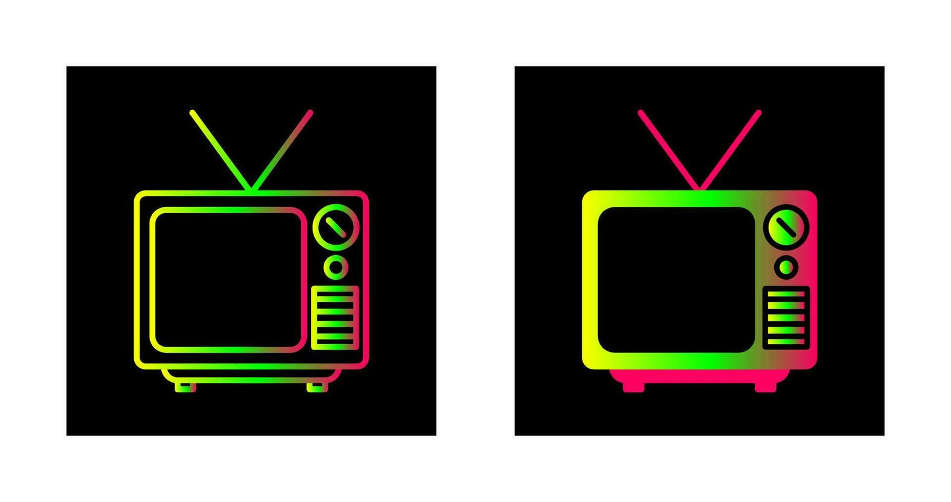 icône de vecteur de diffusion télévisée