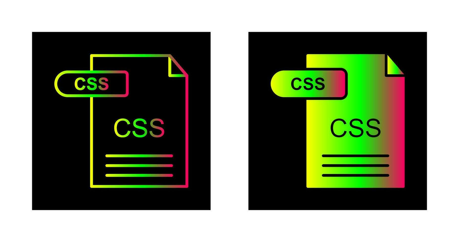 icône de vecteur css