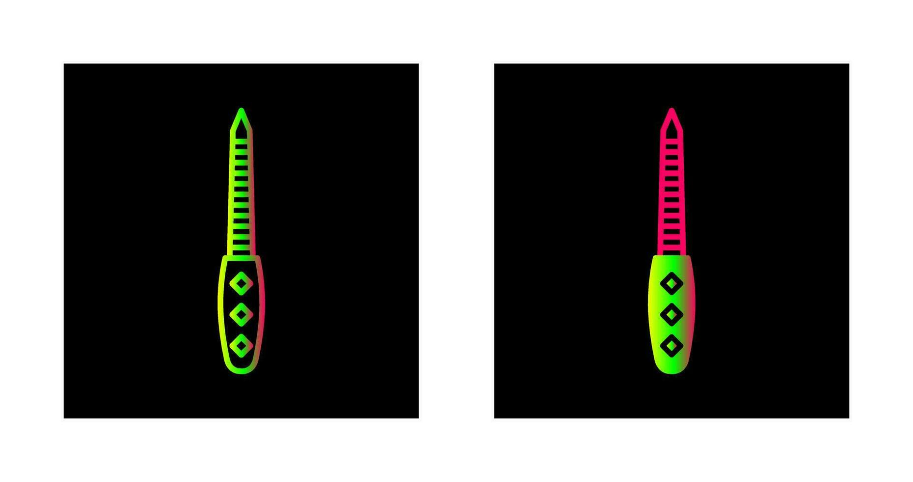 icône de vecteur de lime à ongles