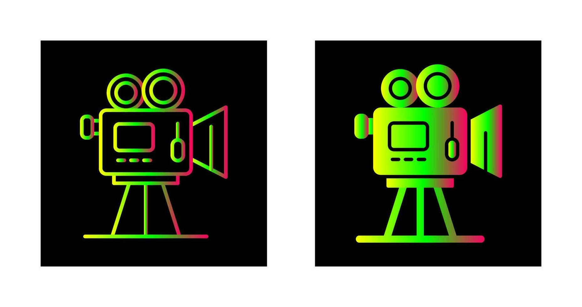 icône de vecteur de caméra vidéo