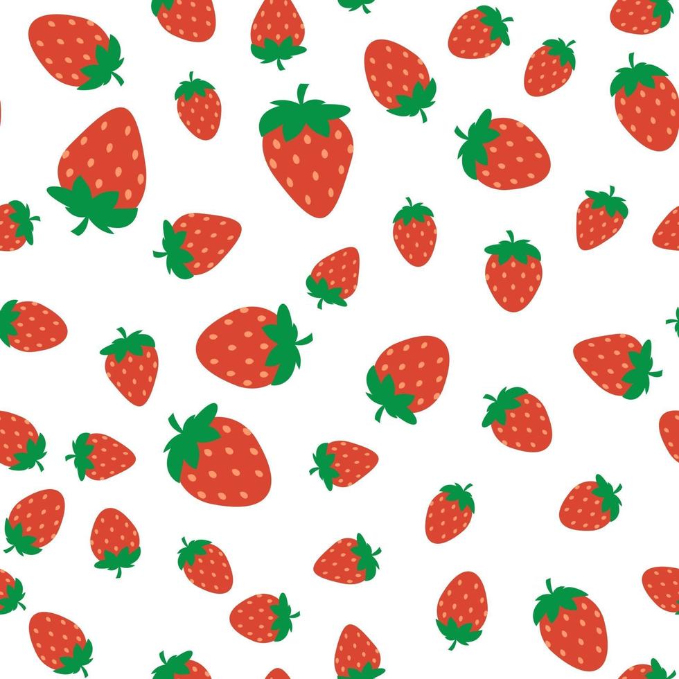 motif de fraise sans soudure vecteur