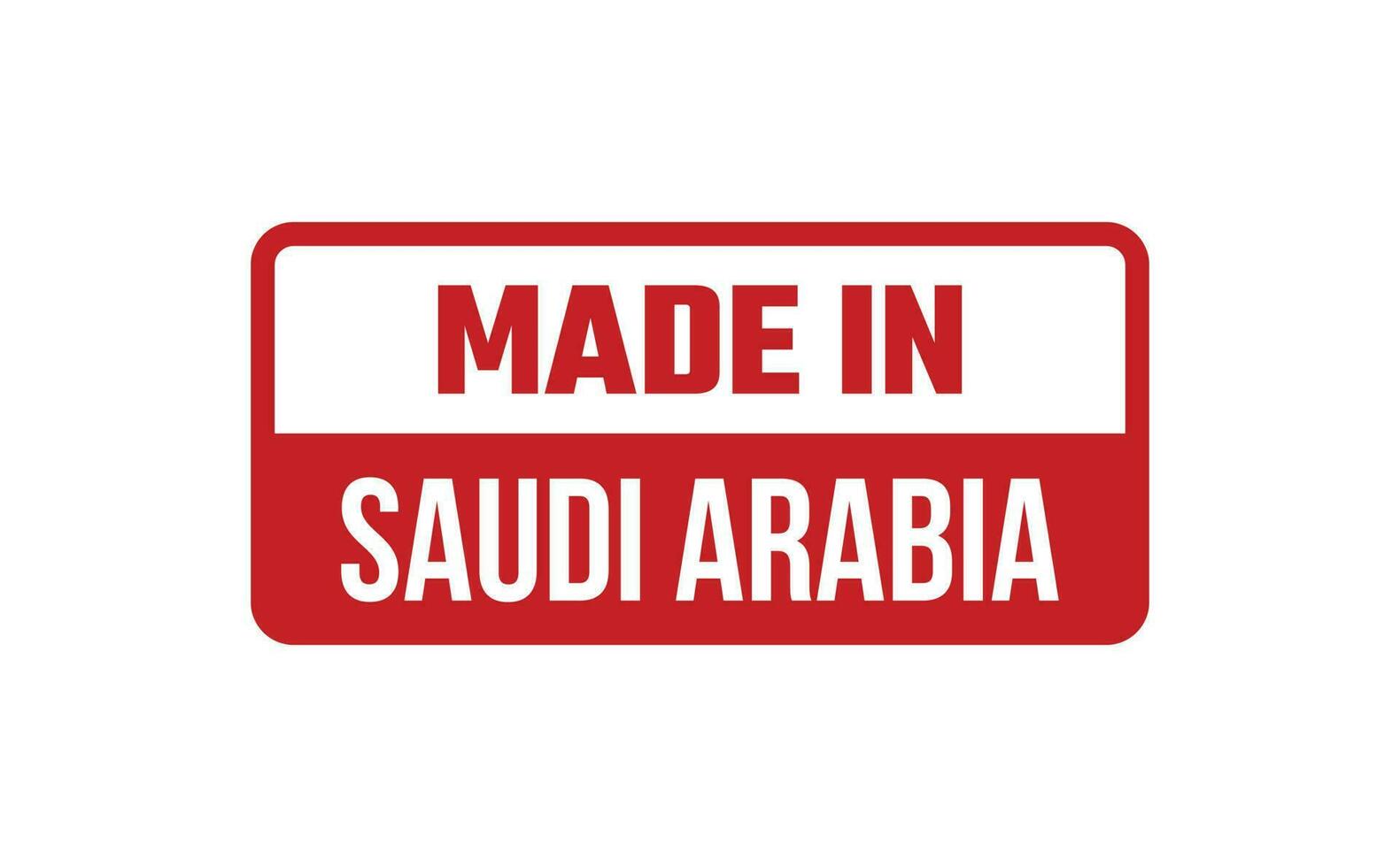 fabriqué dans saoudien Saoudite caoutchouc timbre vecteur