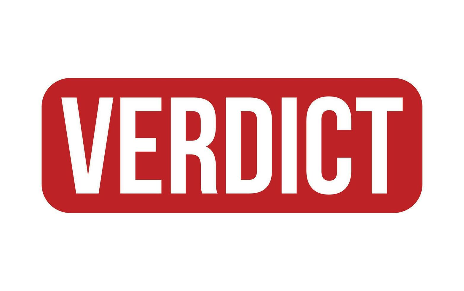 verdict caoutchouc grunge timbre joint vecteur