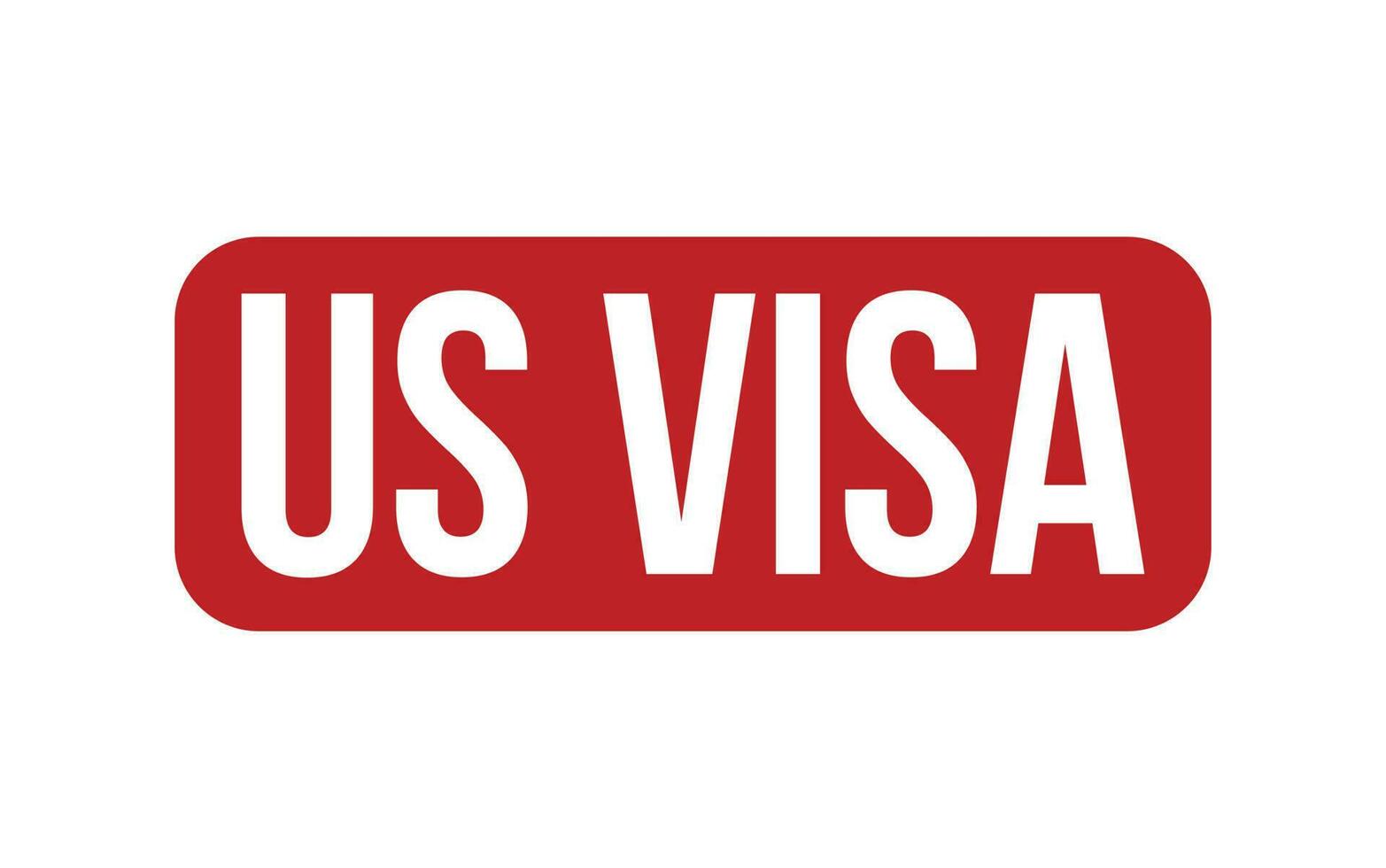 nous visa caoutchouc timbre joint vecteur