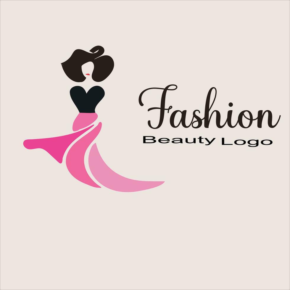 mode logo Créatif femmes beauté la vie salon beauté logo vecteur