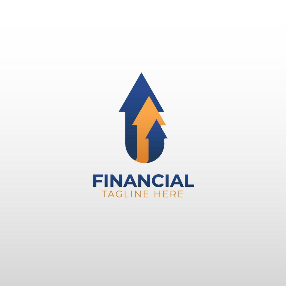 le logo de affaires la finance vecteur