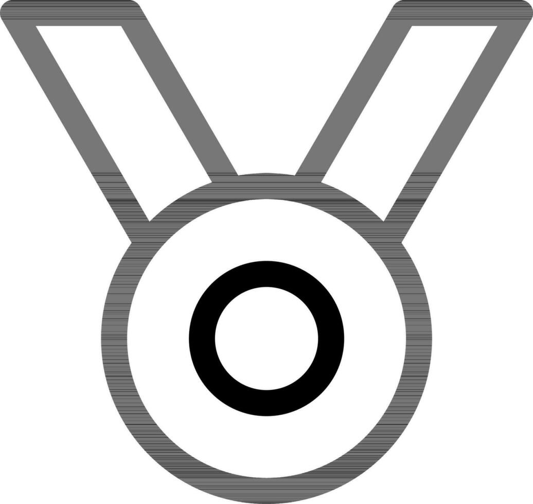 ligne art illustration de médaille icône. vecteur