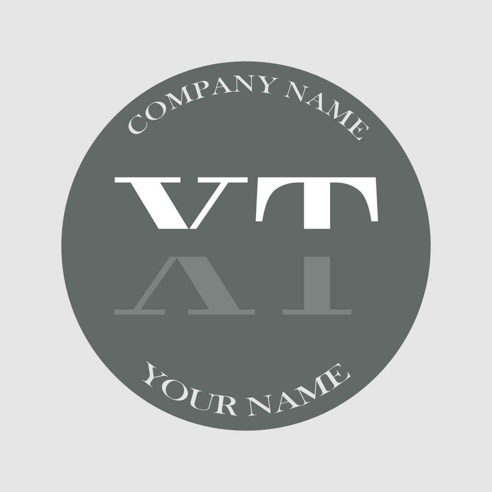 initiale xt logo lettre monogramme luxe main tiré vecteur