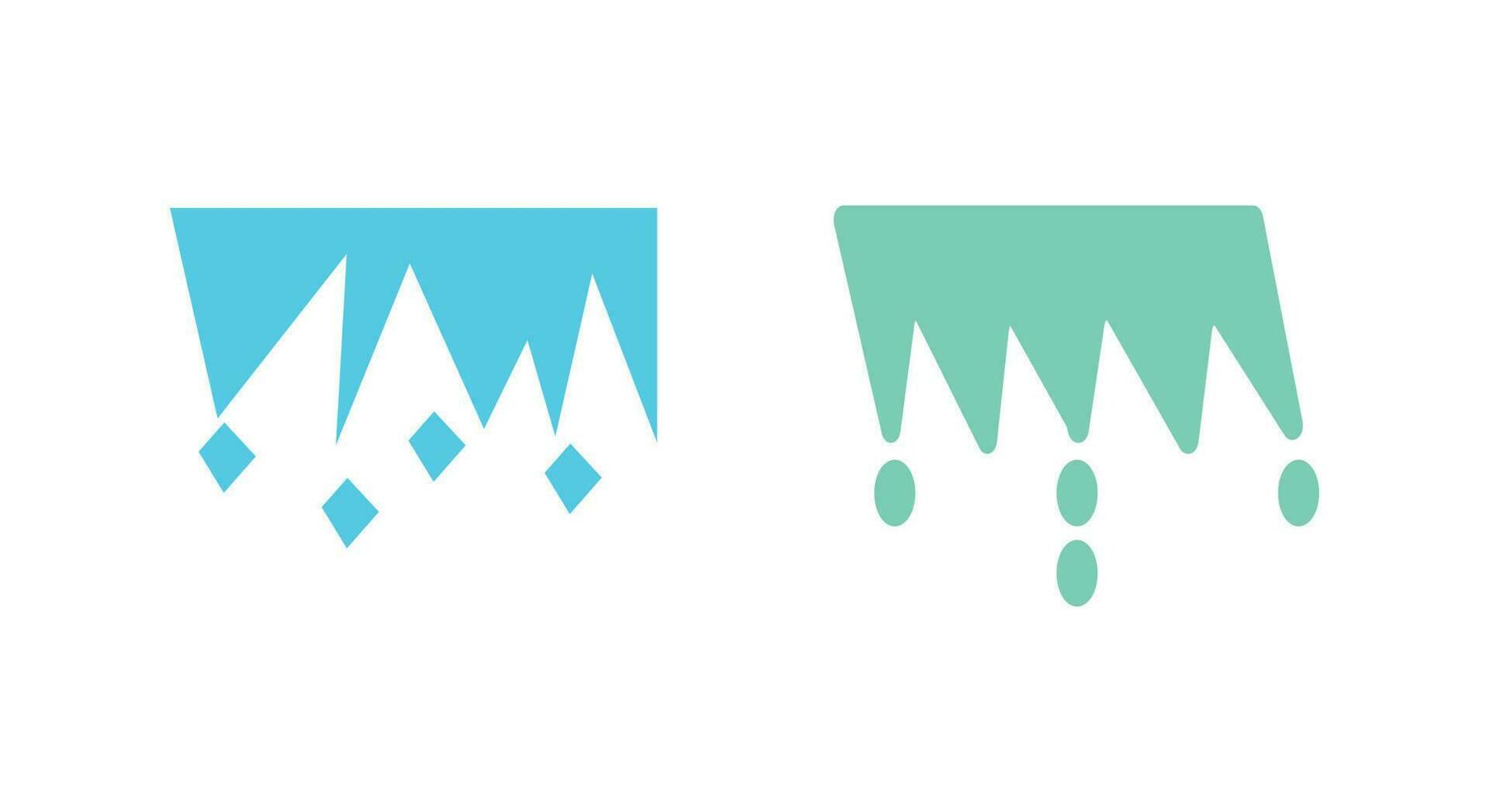 plat stalactite icône symbole vecteur illustration