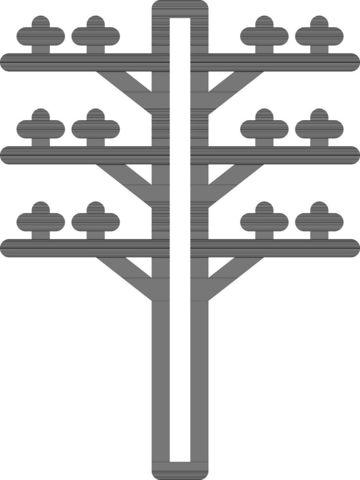 vecteur illustration de Puissance ligne pôle icône.