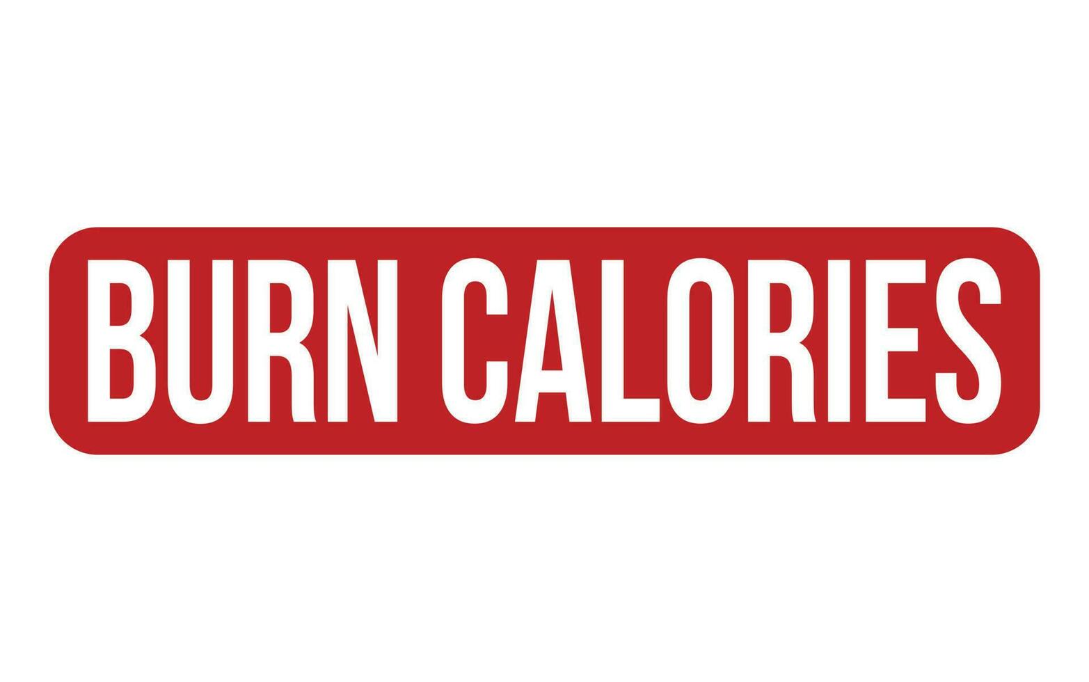 brûler calories caoutchouc timbre joint vecteur