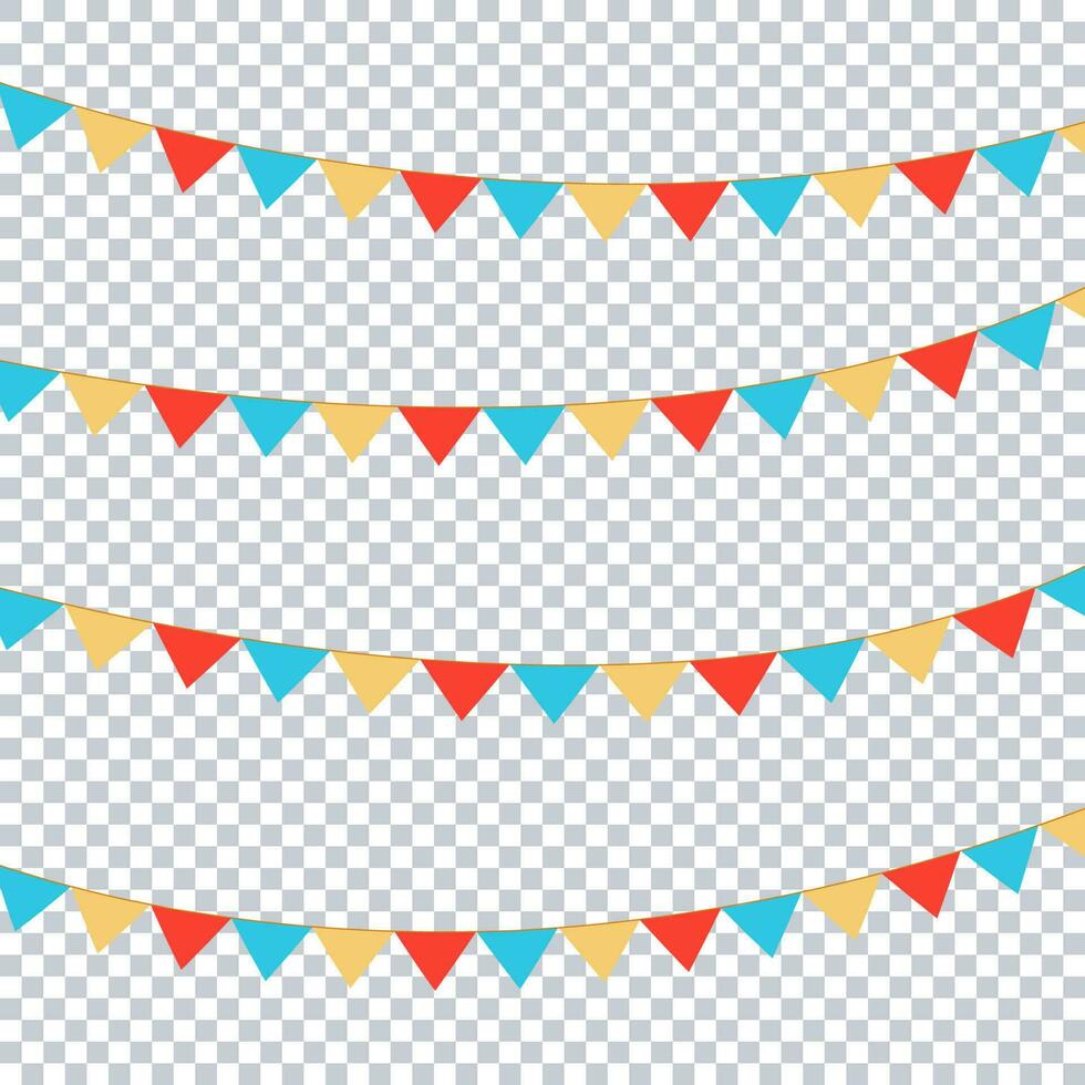 drapeaux vecteur pour votre faire la fête, anniversaire conception