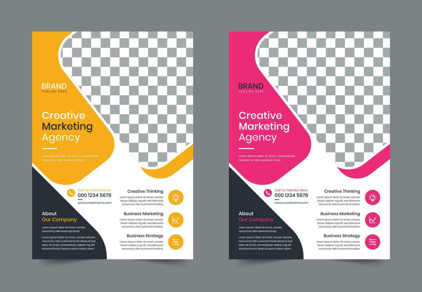 Créatif moderne entreprise affaires prospectus modèle conception. brochure brochure affiche vecteur illustration. pour commercialisation, affaires proposition, promotion, afficher, annuel rapport, éducation, vente