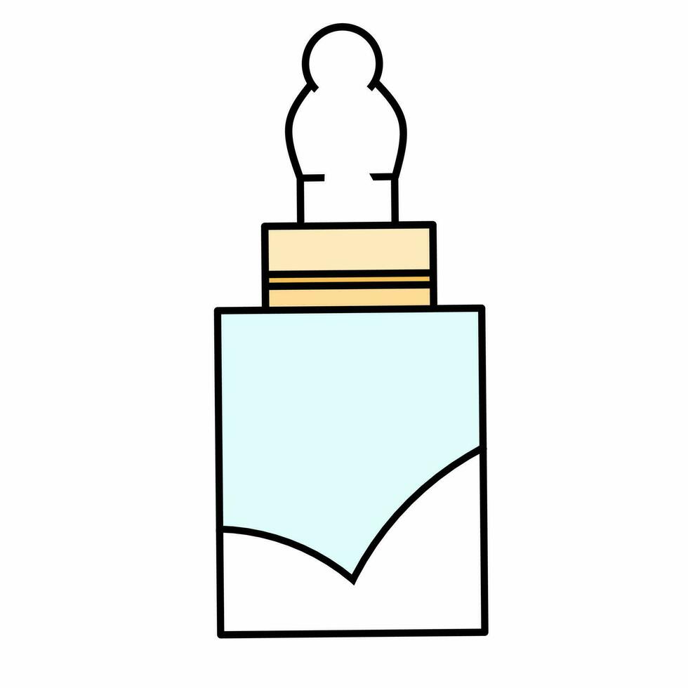 vecteur illustration, bébé sucette avec lait, isolé blanc Contexte