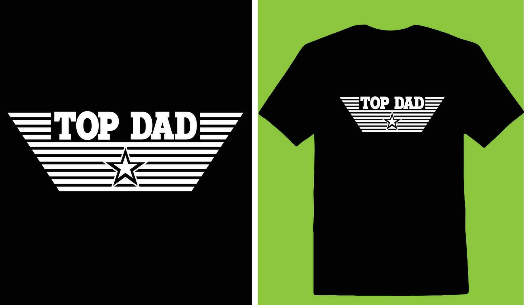 Haut papa T-shirt vecteur