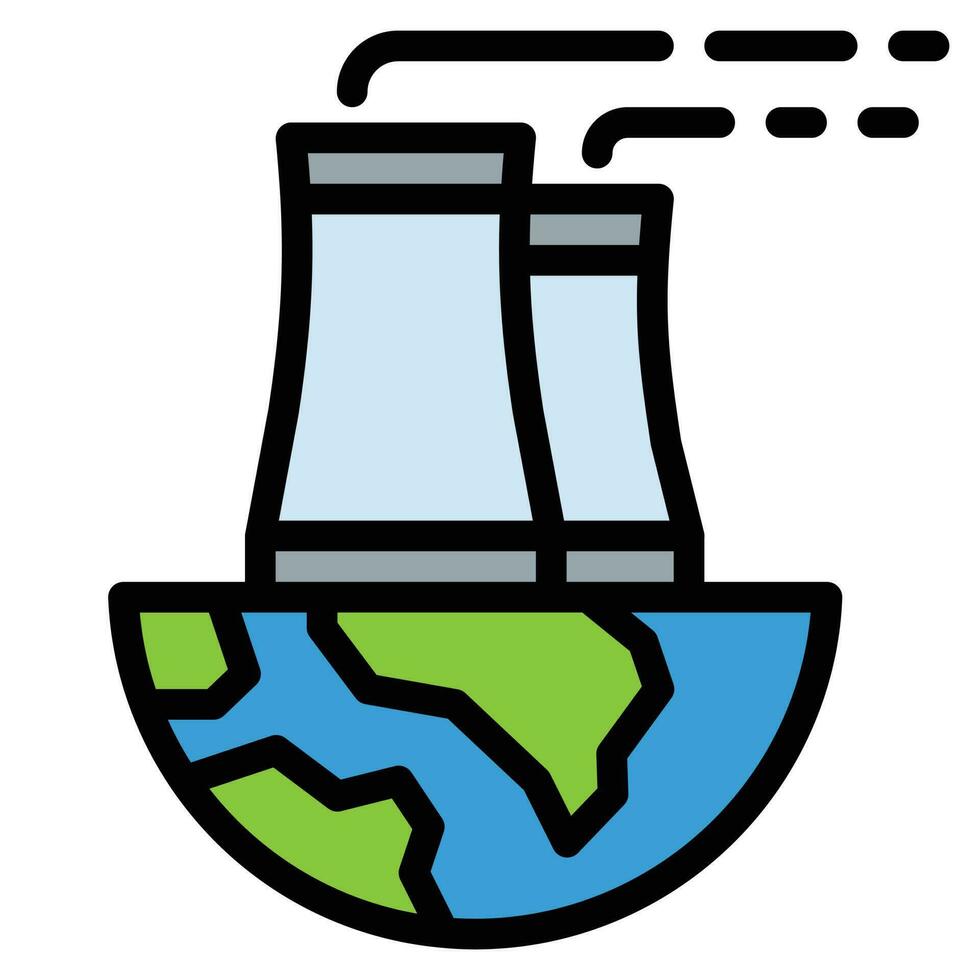 la pollution icône , enregistrer monde , Terre éco vecteur