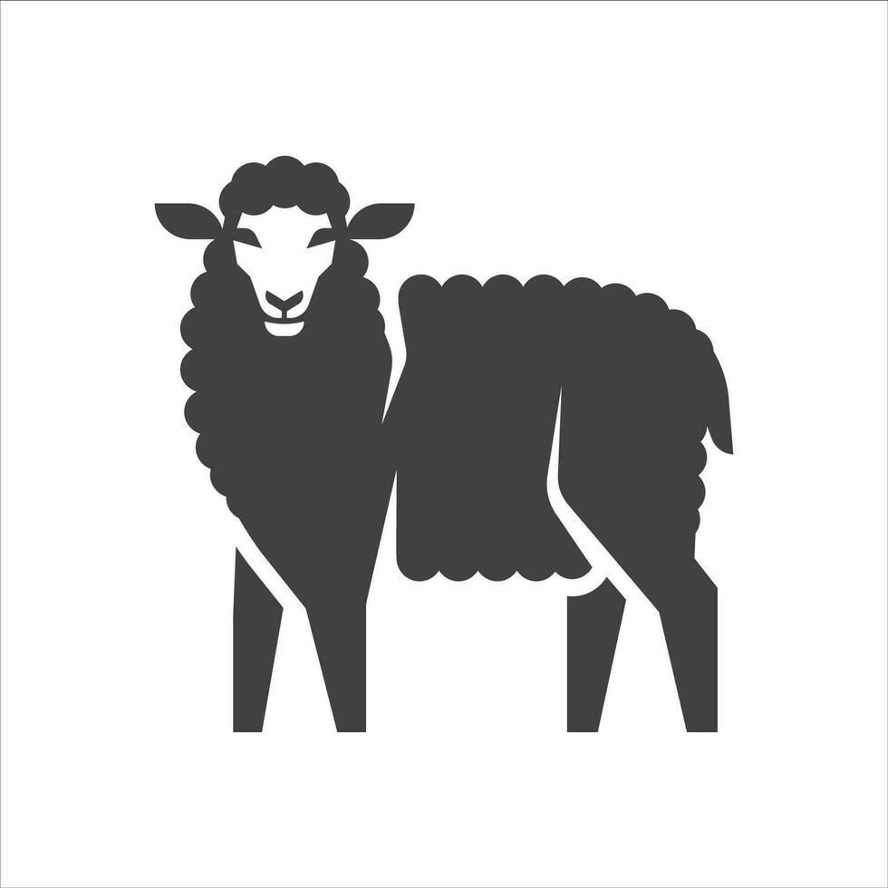 mouton logo conception vecteur. agneau icône. unique mouton logo symbole. vecteur illustration
