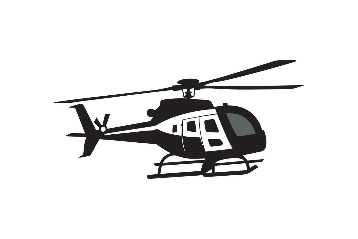 hélicoptère logo isolé vecteur modèle