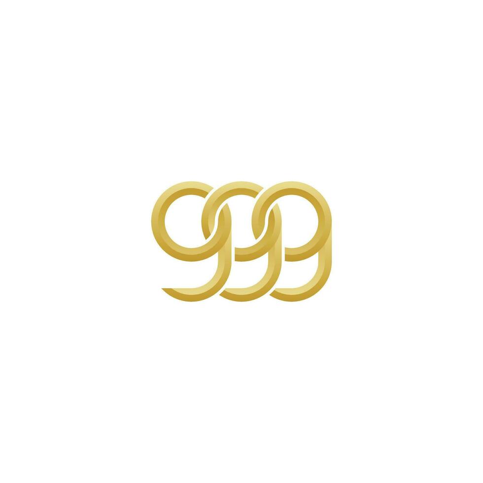 des lettres ggg monogramme logo conception vecteur