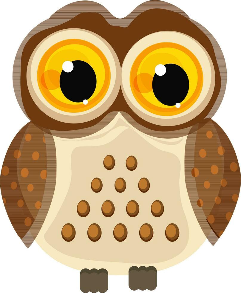 illustration de un hibou. vecteur