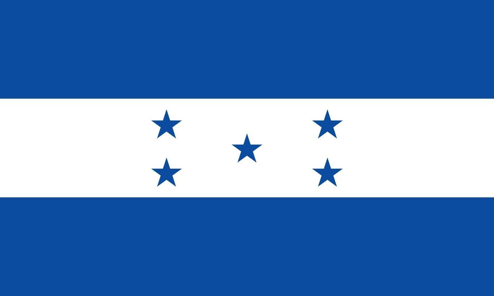 illustration vectorielle du drapeau du honduras vecteur