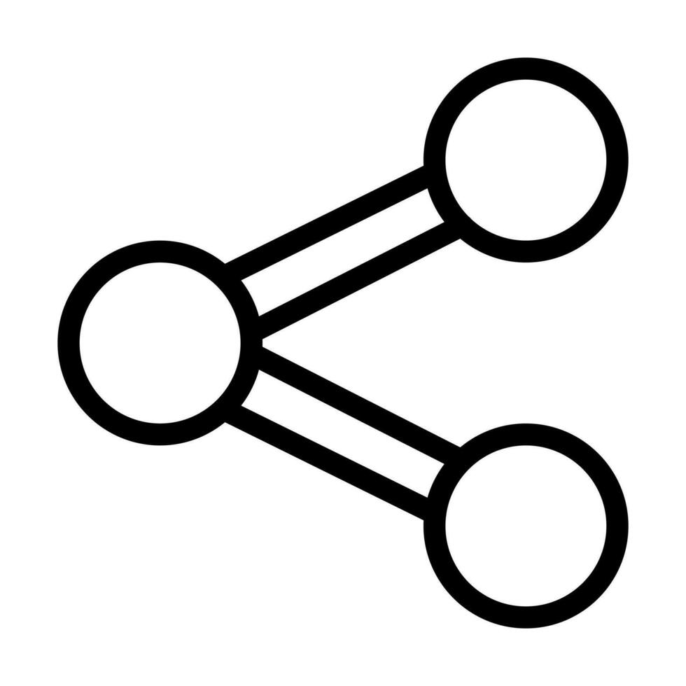 conception d'icône de partage vecteur