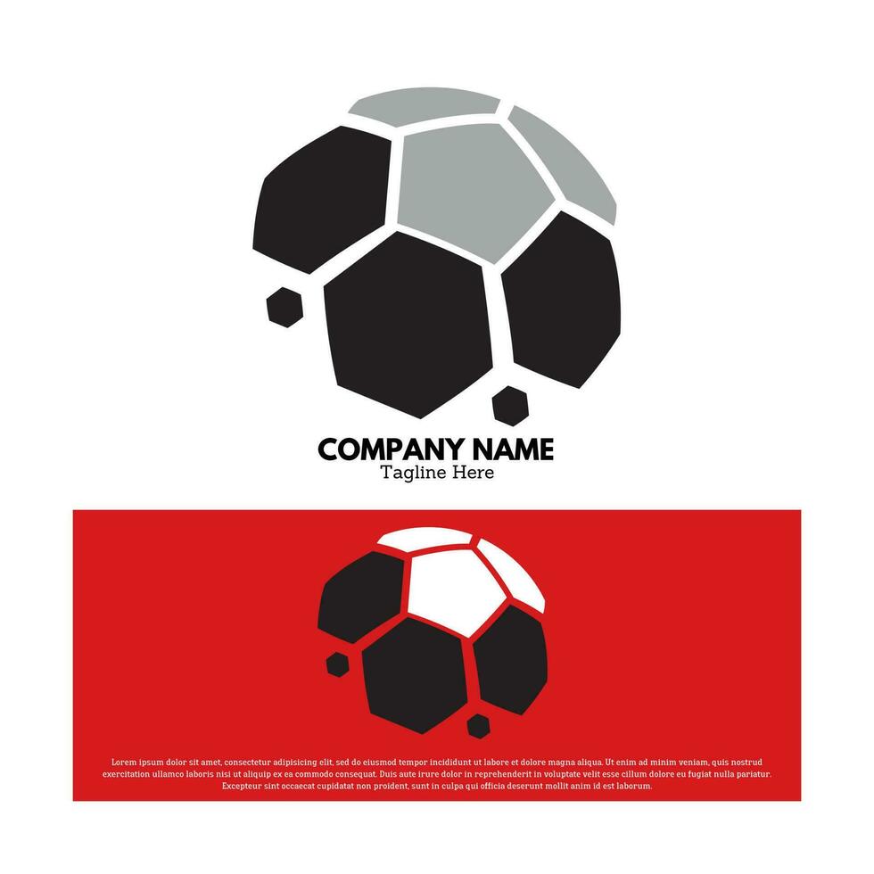 football logo vecteur conception, des sports logos concept