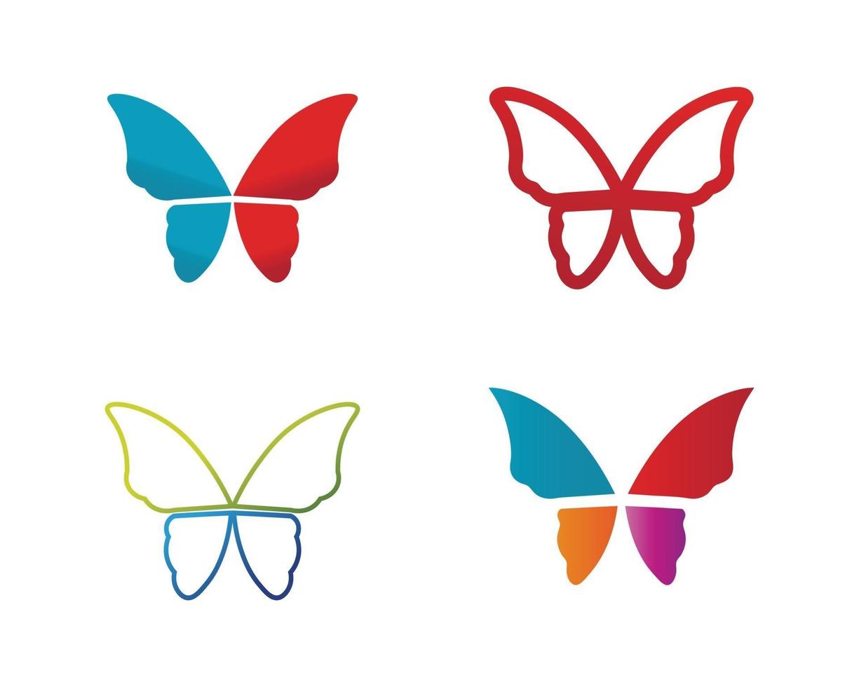 animal papillon conceptuel simple concept beauté animal insecte vecteur