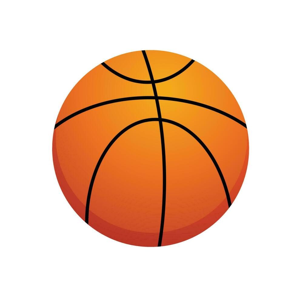 illustration vectorielle de basket-ball vecteur