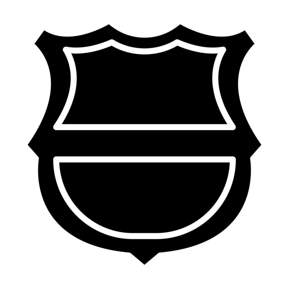 Football badge glyphe icône conception vecteur