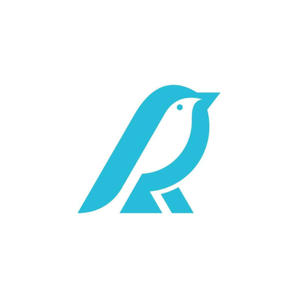 oiseau moderne minimal animal Créatif logo conception vecteur
