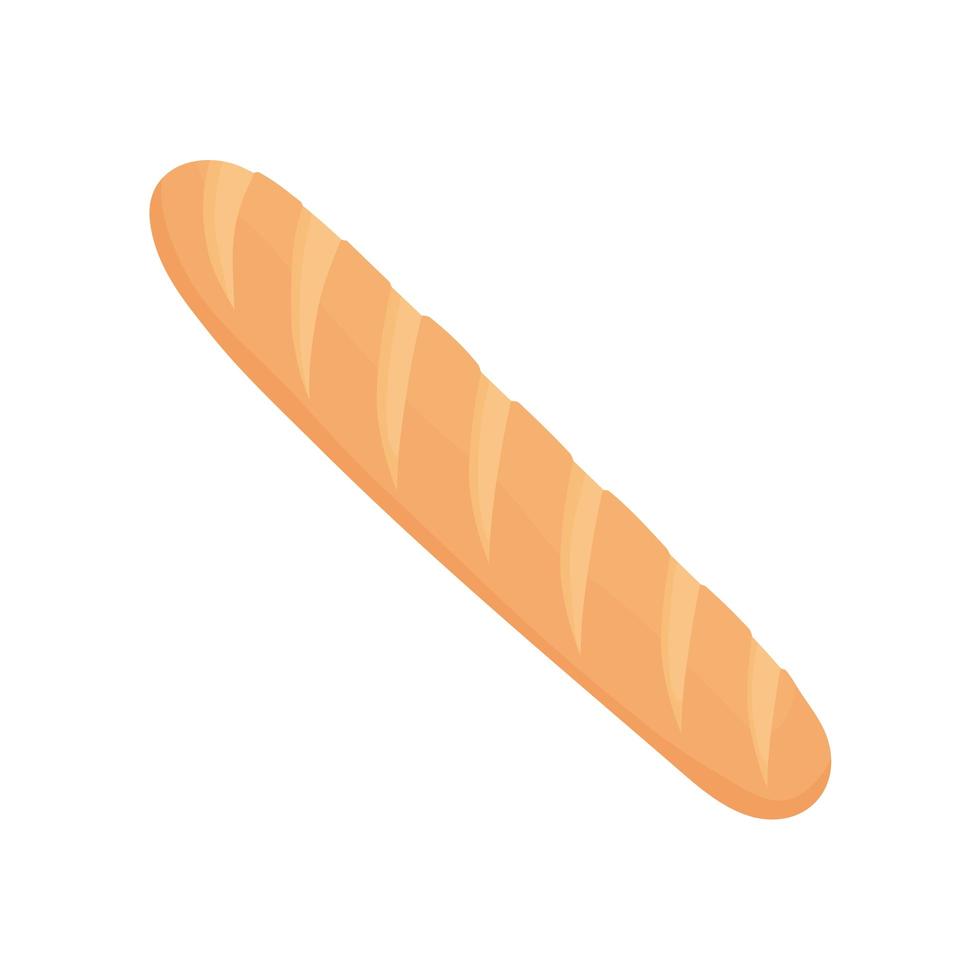 pain baguette frais vecteur